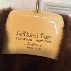 WOMENS Vintage Mink Coat. LeNobel Furs Brown Fur Coat
